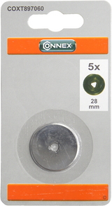Connex erstatningsblad roterende klinge 28mm 5 stk - coxt897060