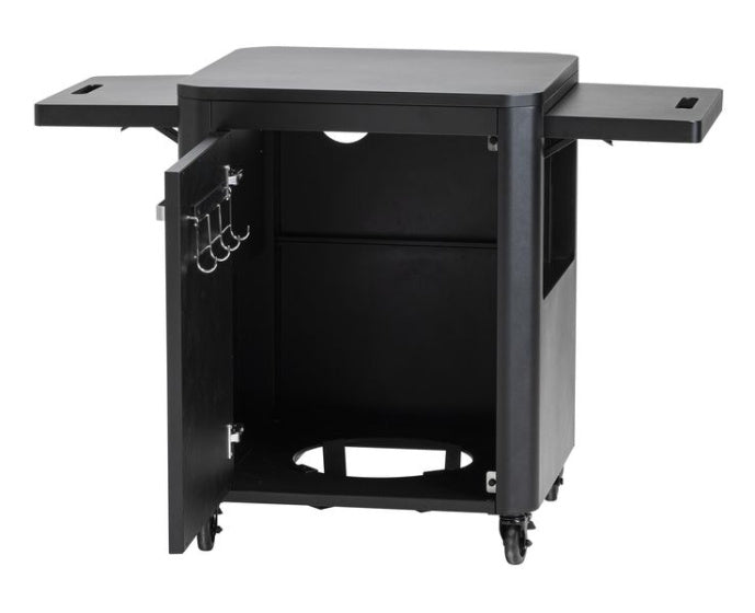 Cozze trolley arbejdsbord foldning med 1 dør sort