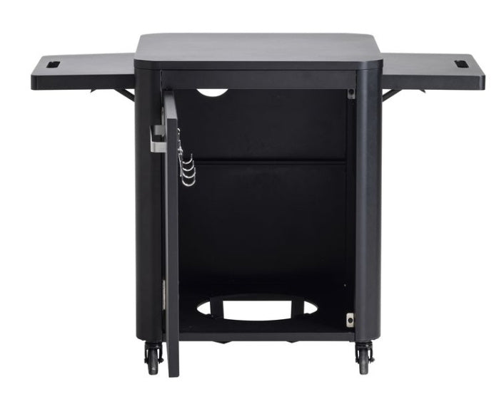 Cozze trolley arbejdsbord foldning med 1 dør sort