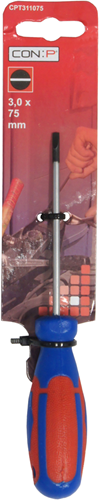 Con:p skruetrækker flad 3.0x75 2c - cpt311075