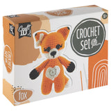 Craft id hæklesæt ræv - inkl. nål og tråd