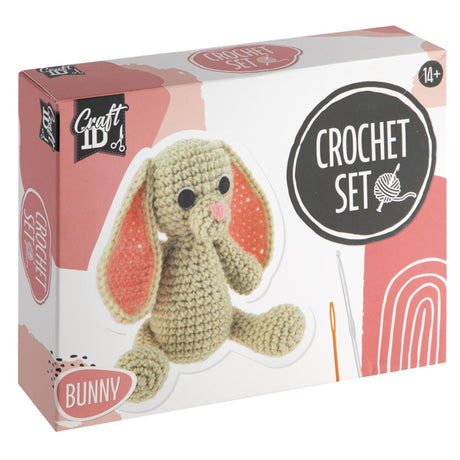 Craft id hæklesæt bunny - inkl. nål og tråd