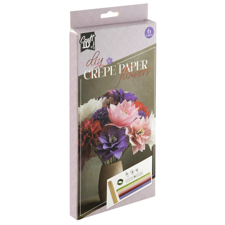 Craft id crepe håndværksblomster