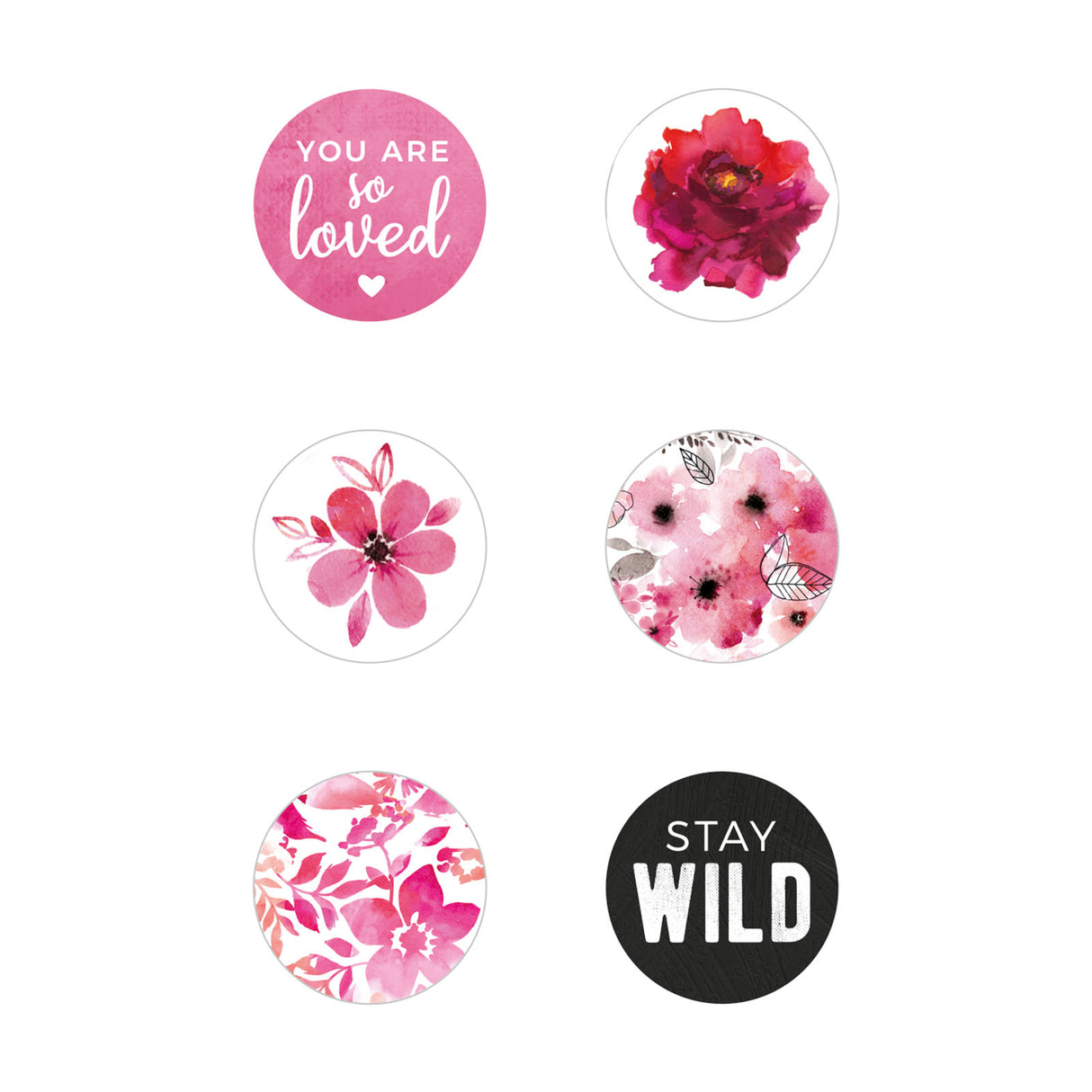 Kaisercraft • curios magenta 6stk