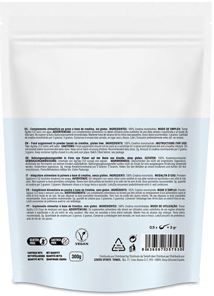 226ers kreatin monohydrat 300g