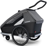 Croozer kiggede på 2 børnecykeltrailer