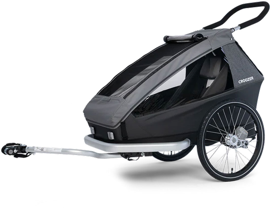 Croozer kiggede på 1 børnecykeltrailer