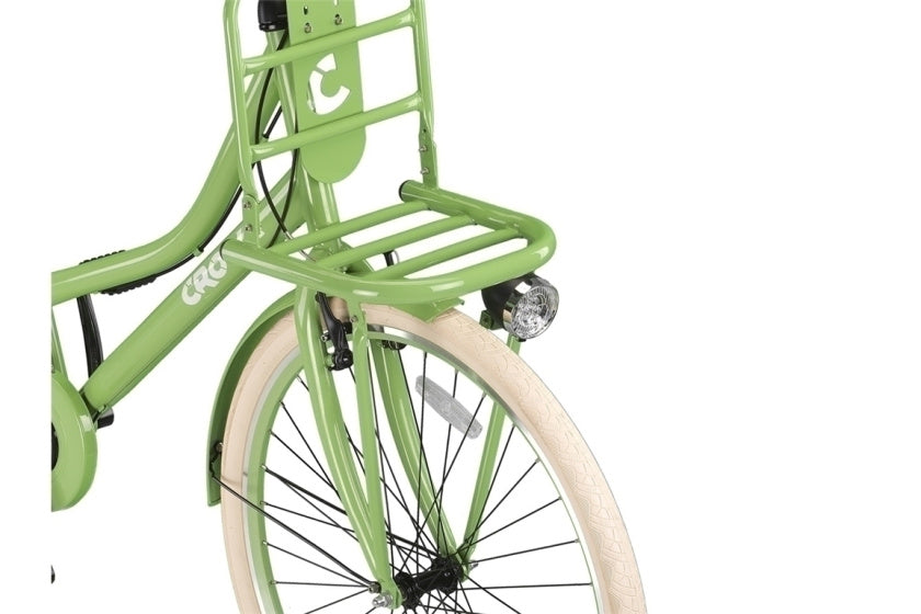 Crown Berlin 28 tommer 53 cm Ladies 7V V-bremser lysegrøn