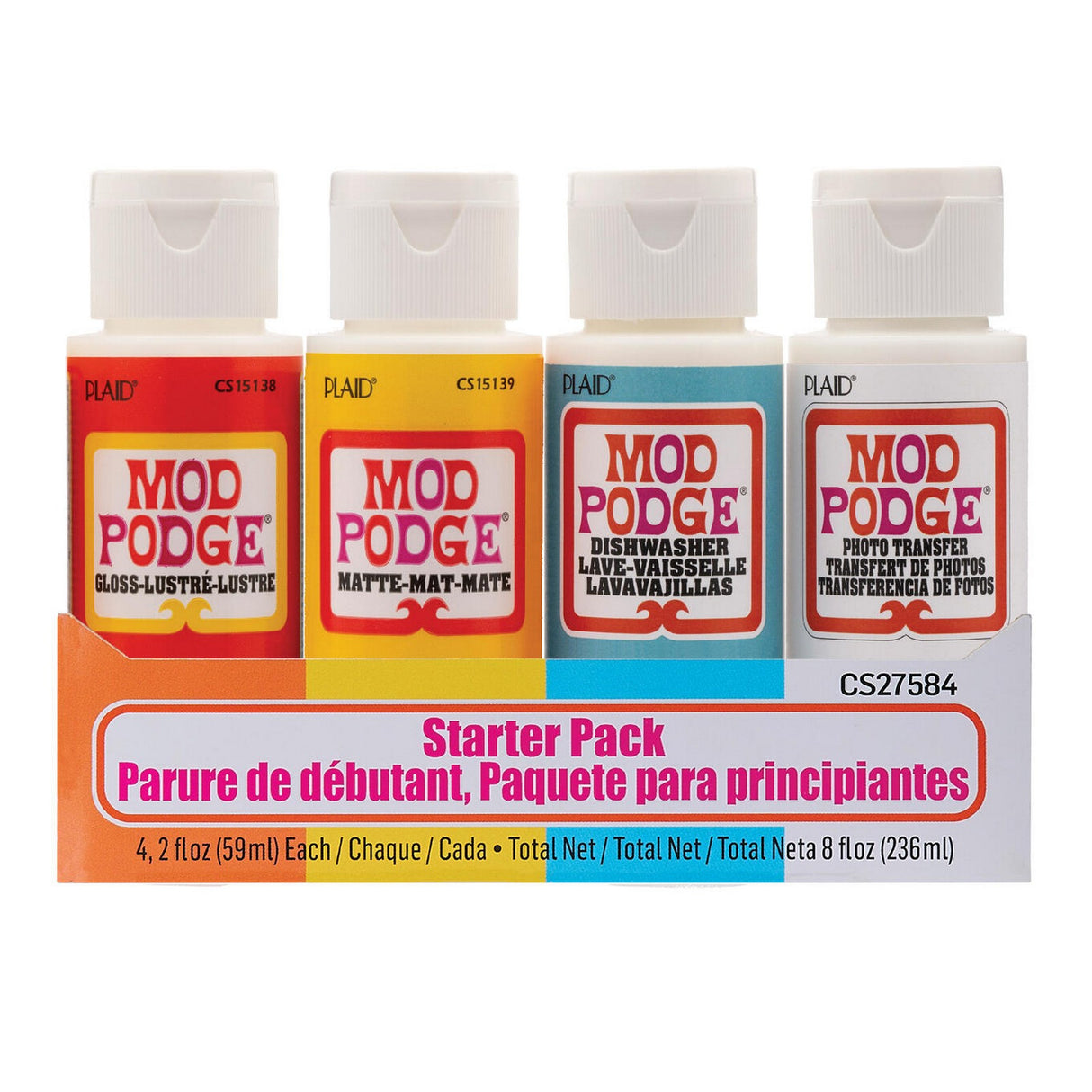 Mod podge • startpakke forseglere 4 stk