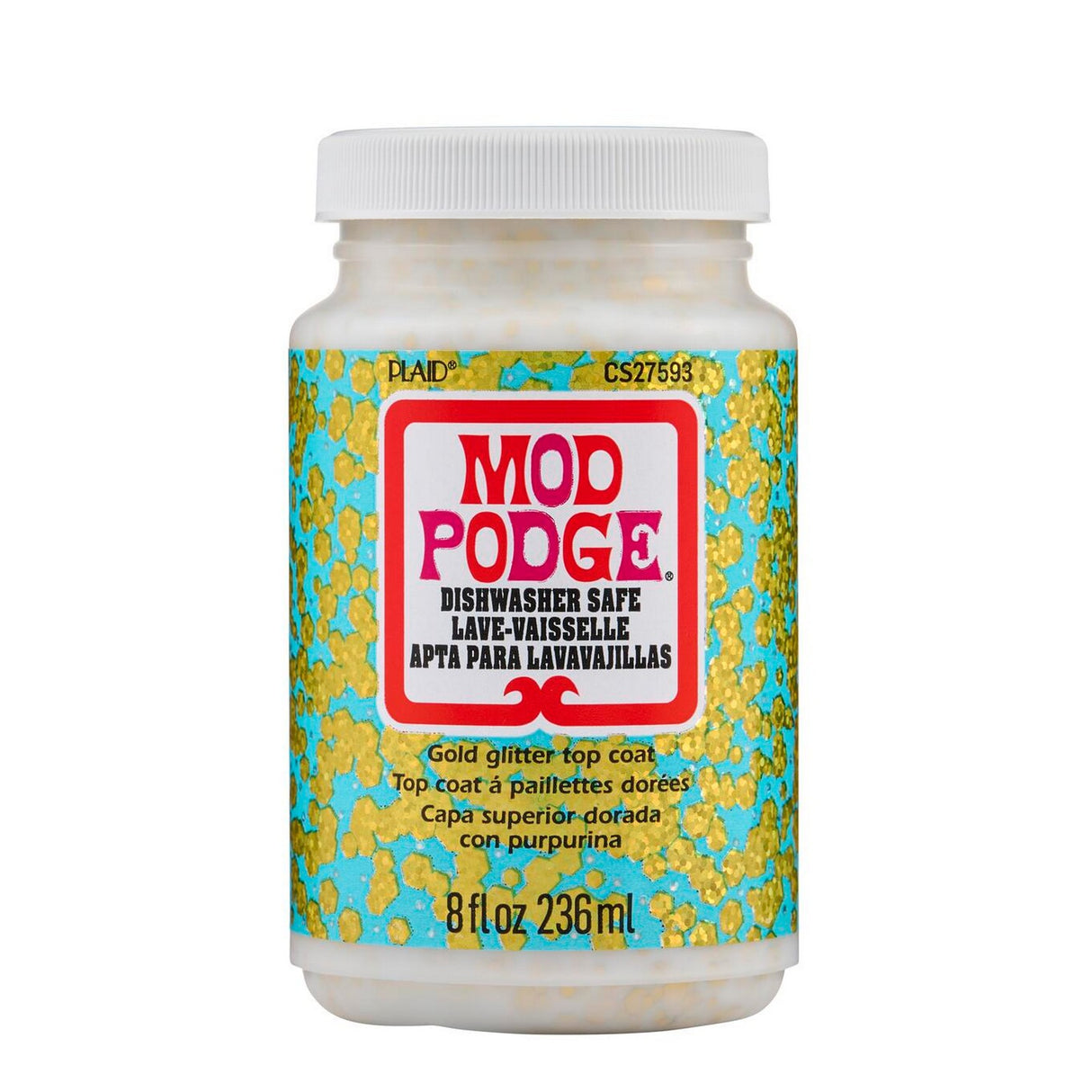 Mod podge • Tåler opvaskemaskine glitter 236ml