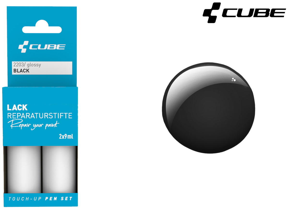 Cube touch-up pen sæt sort
