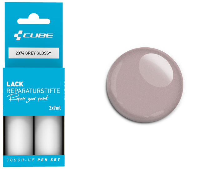 Cube touch-up pen sæt grå blank