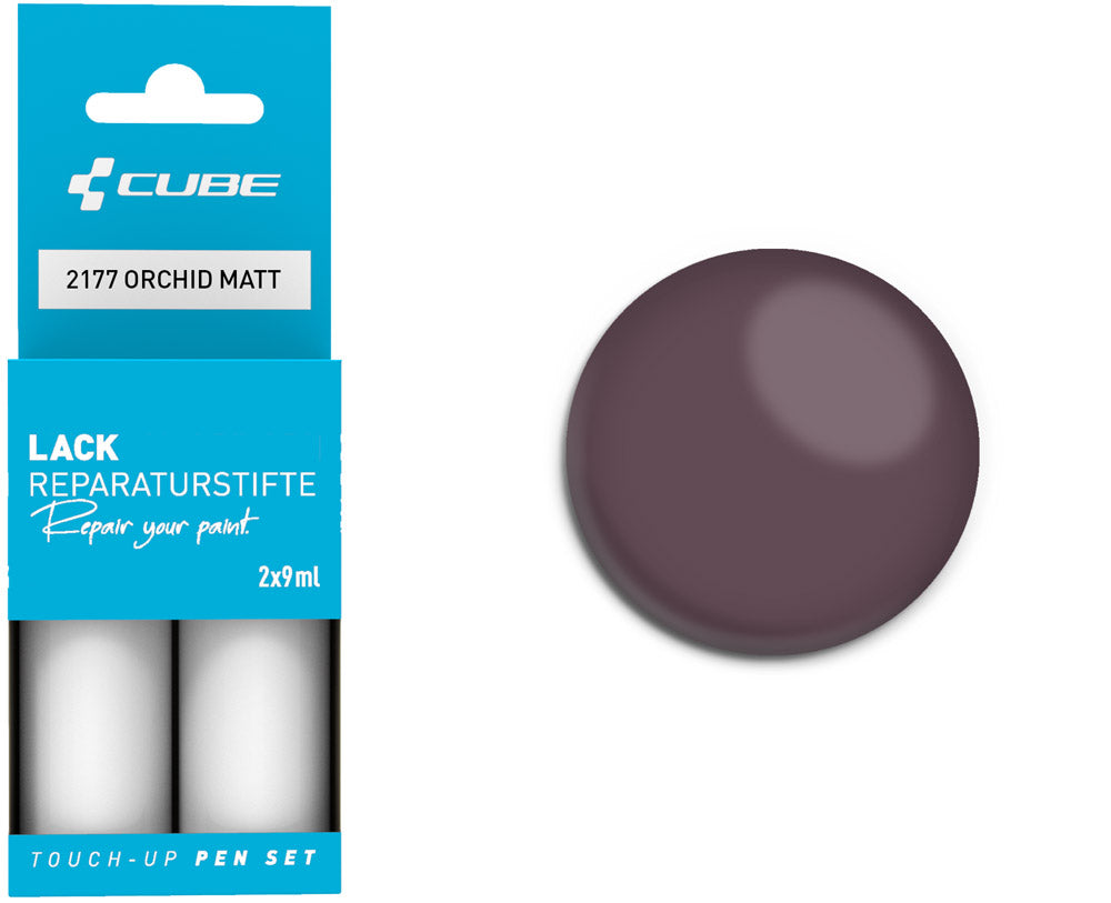 Cube touch-up pen sæt orkidé mat