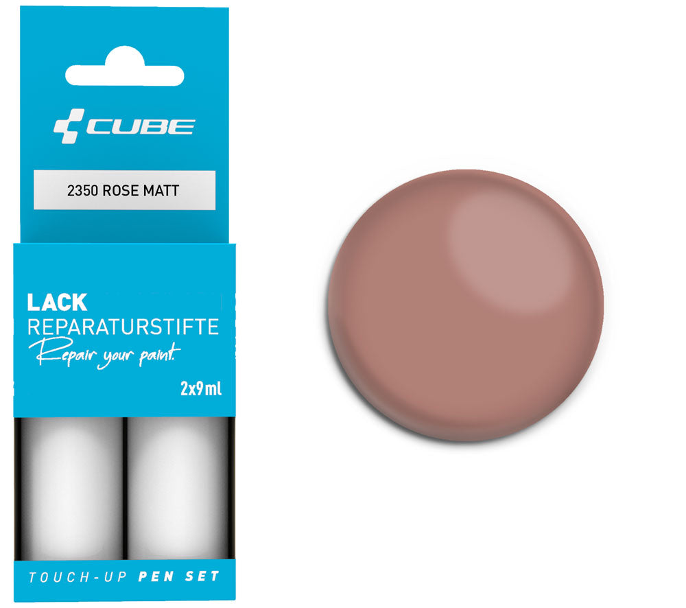 Cube touch-up pen sæt rose mat