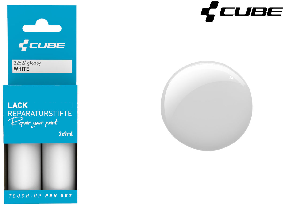 Cube touch-up pen sæt hvid