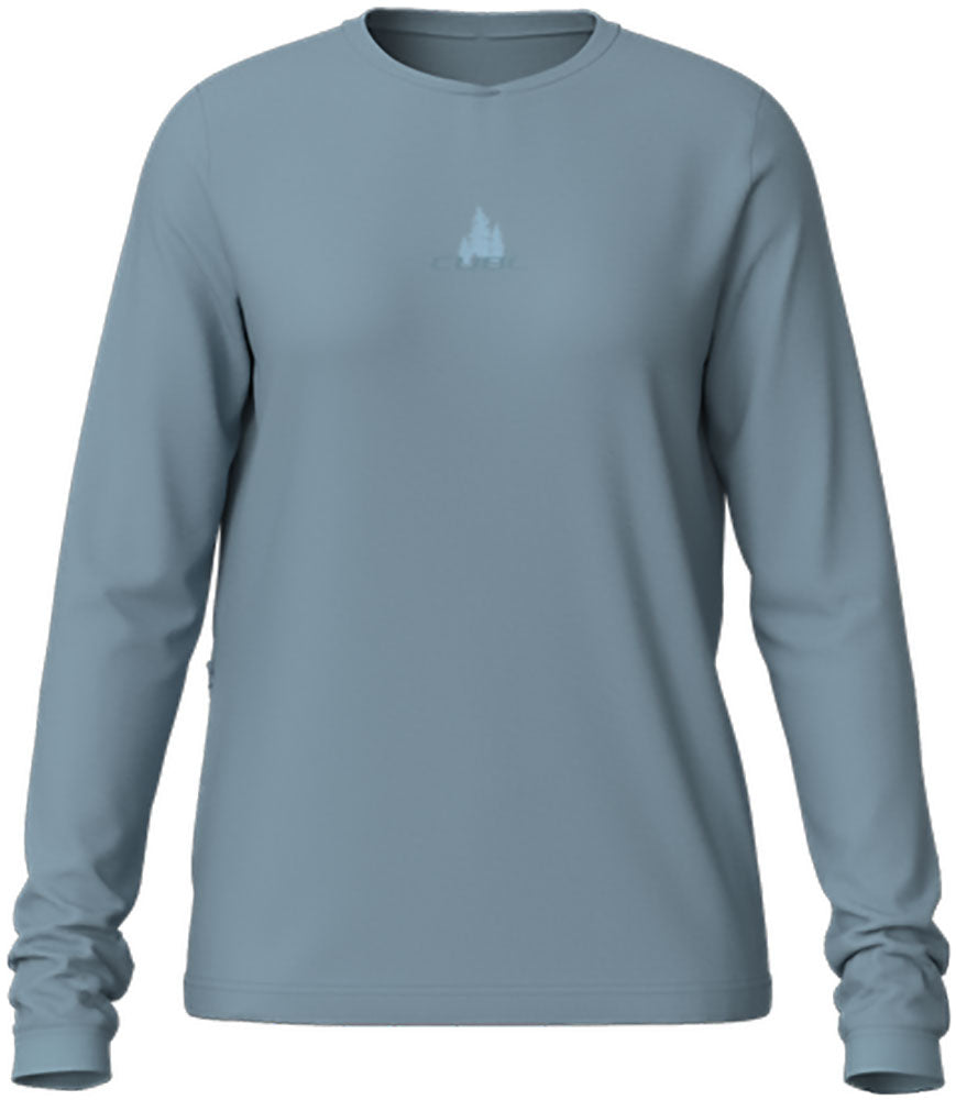 Cube soft touch - mtb langærmet jersey til kvinder