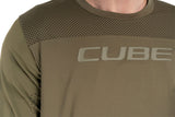 Cube rund hals pro tm - mtb langærmet jersey