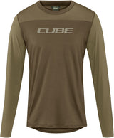 Cube rund hals pro tm - mtb langærmet jersey