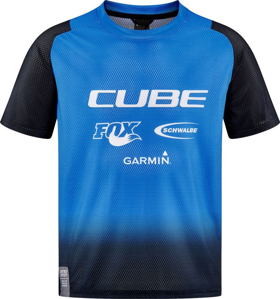 Cube vertex rookie x action team - mtb-trøje til børn