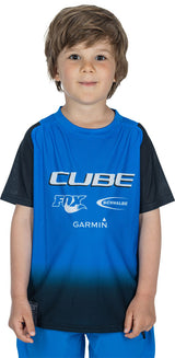 Cube vertex rookie x action team - mtb-trøje til børn
