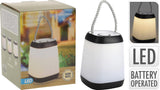 Home styling bordlampe bærbar LED sort 9x12cm