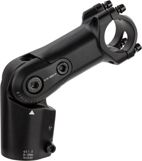 Satori voorbouw up2+ adj. 31,8 90mm os zwart 1 1 8
