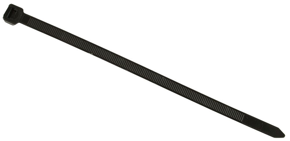 Umærkede kabelbindere 2,5x160 sort pose med 100 stk