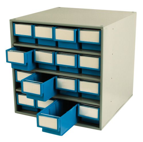 Superspark grs supereger skab 16 rum 40x40x40cm