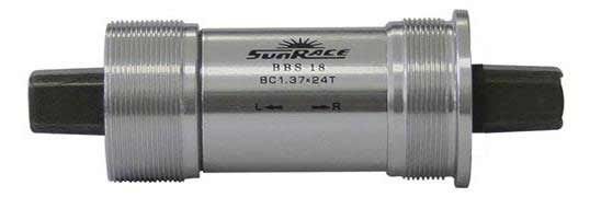 Sunrace bundbeslag 68 118 mm aluminium BBS18-118