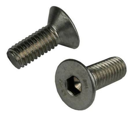 Bofix bolt m6x16 sekskant i rustfrit stål belagt med en 25