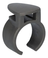 Hesling jakke bd hes clip 20mm grå pvc ds a 10