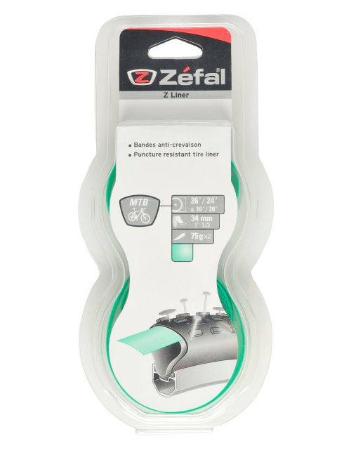 Zefal anti-punktur tape zef z liner 19mm grå sæt a 2