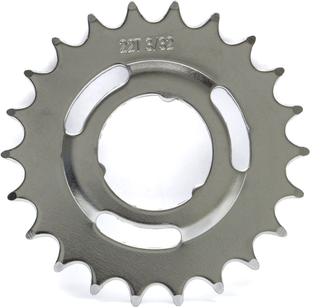 Tandhjul 22t kugle 3 32 krom