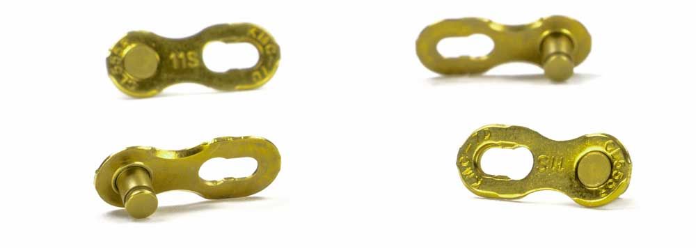 KMC mangler link 11r ti -n guld 5,2 mm - sølv