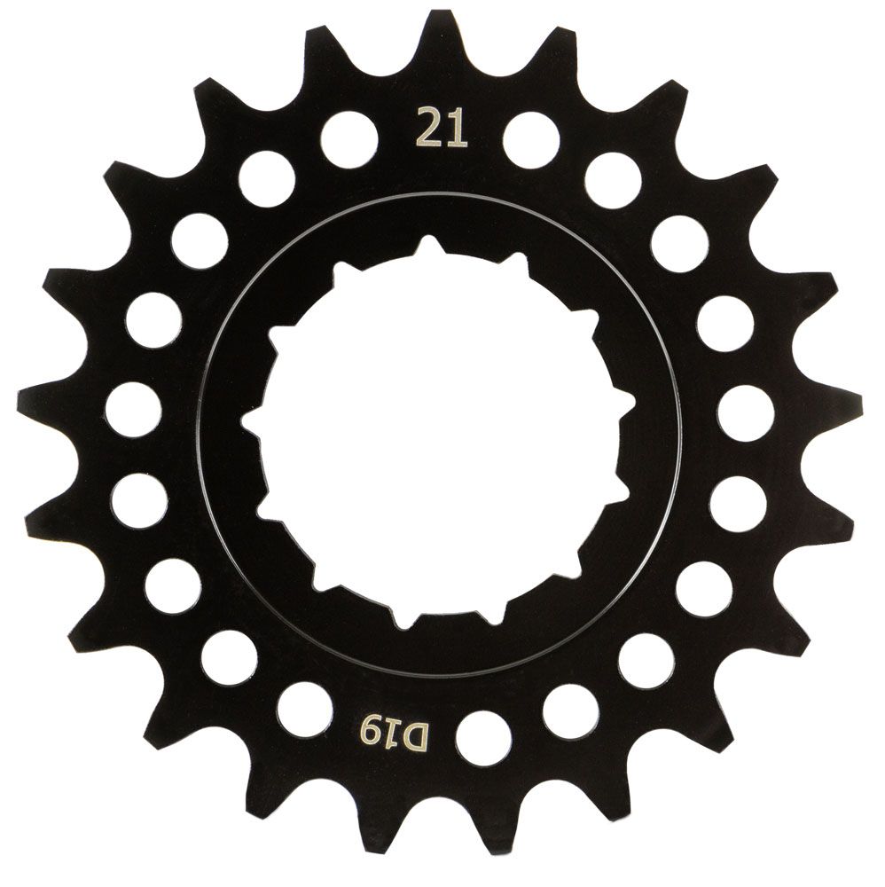 KMC Gear Rohloff Wide 21T Achter Black