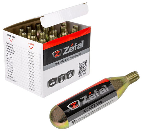 Zefal display co2 patron zef 16gr gryde med 20 stk