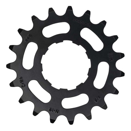 KMC Gear 19t bageste Enviolo Nuvinci 1 8, sort