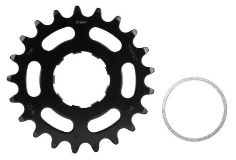 KMC Gear 21t bageste Enviolo Nuvinci 1 8, sort