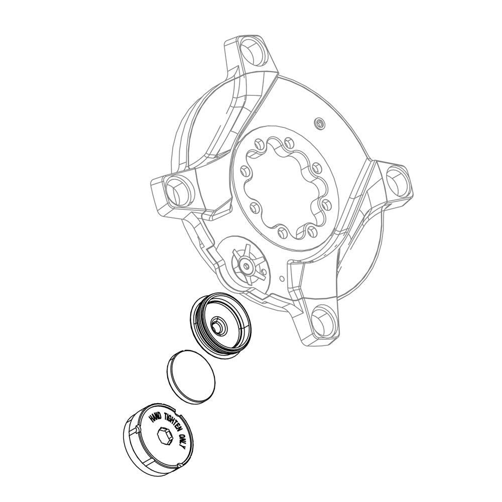 Quarq red etap axs e1 batteridæksel