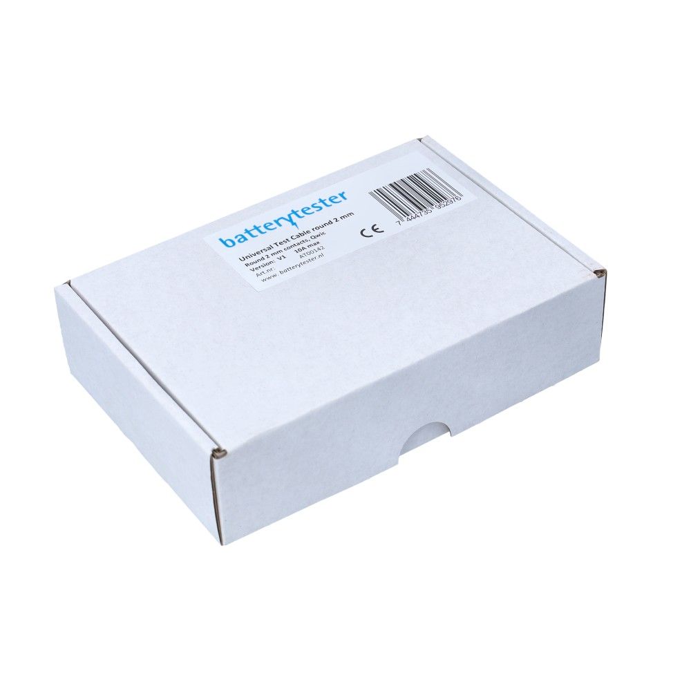 Batteritester batt bt uni rundt 2mm kontaktkabel