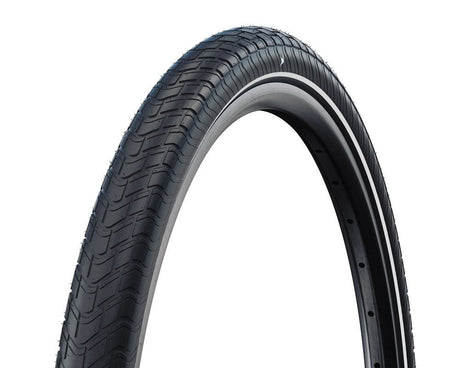 Schwalbe motion big apple - kablet - addix grøn - raceguard - 16x2,15 - sort + refleks