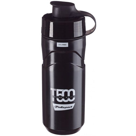 Polisport Bidon Thermal T500 polypropylen 500 ml sort grå