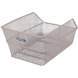 Basil cykelkurv cento bagkurv 24 x 38,5 x 11 cm - nude metallic