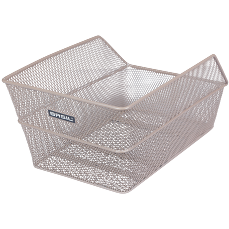 Basil cykelkurv cento bagkurv 24 x 38,5 x 11 cm - nude metallic