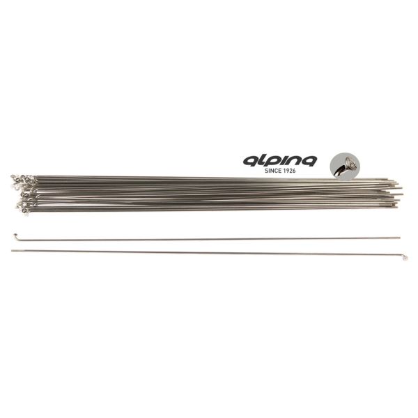 Alpina spaken 296-14 ø2.00mm fg 2.3 - Sølv i rustfrit stål (144 stykker)