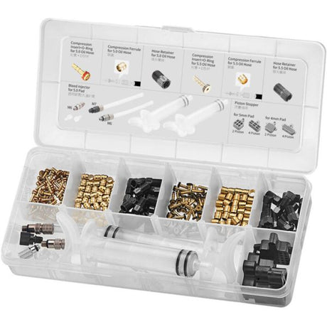 Diskbremseservice Kit til 5,0 5,5 mm bremselinjer