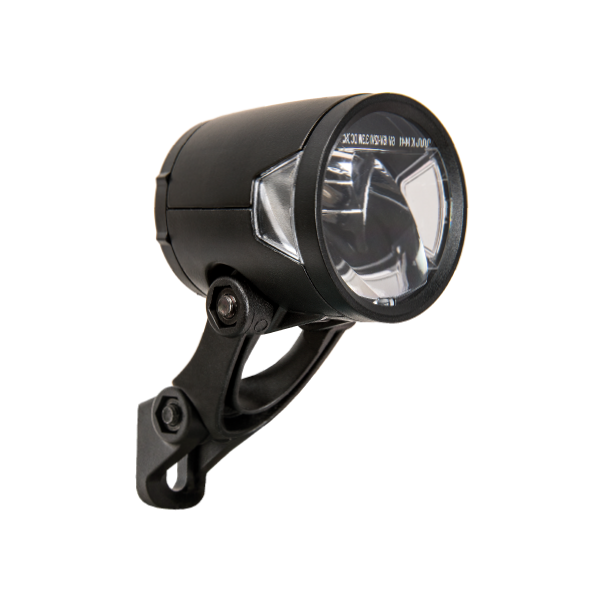 Forlygte H -Black MR8 DYNAMO - ON FUNKTION - Med Holder - 180 Lumen