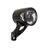 Forlygte H -Black MR8 DYNAMO - ON FUNKTION - Med Holder - 180 Lumen