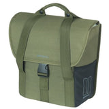 Basil enkelt cykeltaske go 16 liter 15 x 29 x 34 cm - mørkegrøn