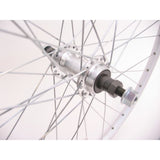 Baghjul 28 x 1 4 Zac19 Freewheel Fixed - Sølv